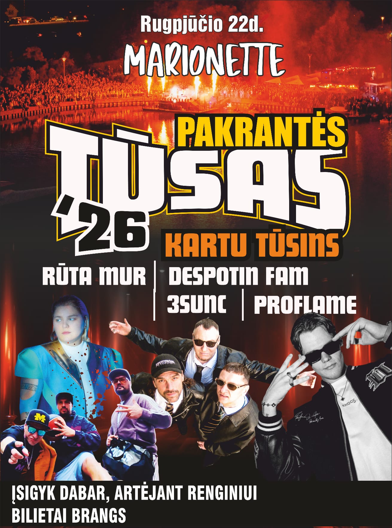 Bilietai | Marionette Pakrantės Tūsas '26 | Rugpjūčio 22 dieną - Image 4